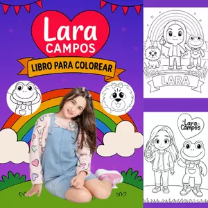 Imagen de portada para Ebook LIBRO PARA COLOREAR DE LARA CAMPOS