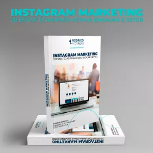 Imagem de capa para o Ebook Instagram Marketing: 20 Estratégias para atrair, engajar e reter clientes