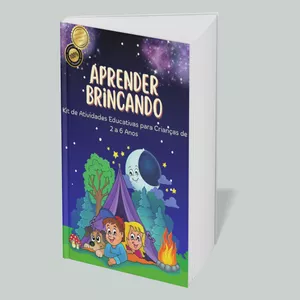 Imagem de capa para o Ebook Aprender Brincando – Kit de Atividades Educativas para Crianças (2 a 6 anos)