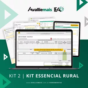Imagem de capa para o Ebook [Kit 2] Kit Essencial Rural de Ferramentas para Avaliação de Imóveis Rurais