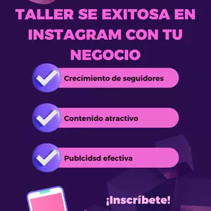 Imagen de portada para Evento online SE EXITOSA EN INSTAGRAM CON TU NEGOCIO