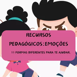 Imagem de capa para o Ebook Recursos Pedagógicos: Emoções 