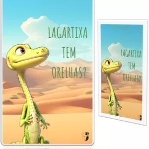 Imagem de capa para o Ebook A lagartixa tem orelhas?