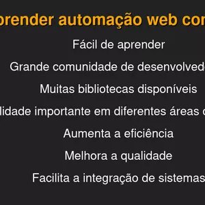 Imagem de capa para o Curso online Curso de automação web no python COMPLETO