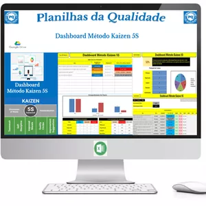 Imagem de capa para o Curso online Dashboard Método Kaizen 5S 