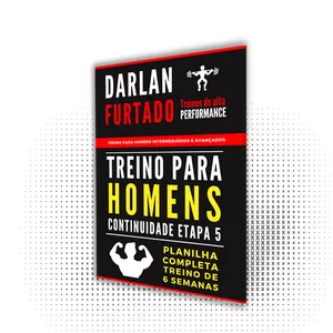 Imagem de capa para o Ebook Treino para Homens - Continuidade Etapa 5