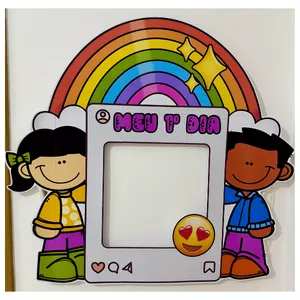 Imagem de capa para o Ebook Moldura para foto primeiro dia de aula.