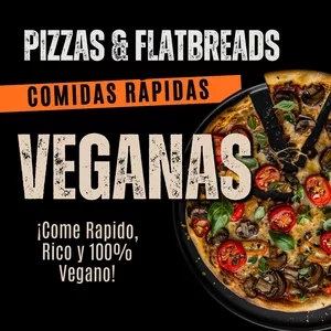 Imagen de portada para Ebook Pizzas y Flatbreads Veganos