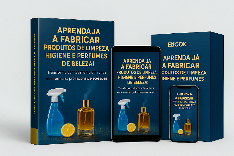 Fábrica em Casa Guia Completo de Fabricação de Cósmeticos Saneantes e Perfume Higiene Pessoal — imagem 4