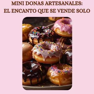 Imagen de portada para Ebook Guia Mini Donas Artesanales: El encanto que se vende solo