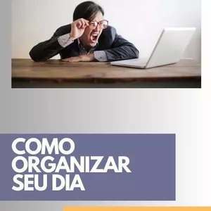 Imagem de capa para o Ebook Como organizar seu dia e ser mais produtivo