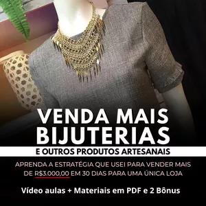 Imagem de capa para o Curso online Venda Mais Bijuterias e Acessórios