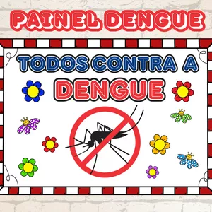 Imagem de capa para o Ebook Mural todos Contra a Dengue