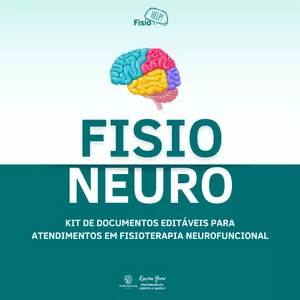 Imagem de capa para o Ebook FISIO NEURO - Kit de documentos editáveis para atendimentos de fisioterapia em Neurofuncional.