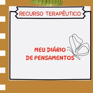 Imagem de capa para o Ebook RECURSO TERAPÊUTICO - DIÁRIO DE PENSAMENTOS
