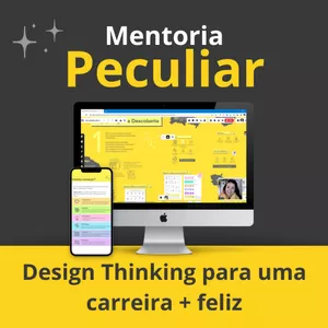 Imagem de capa para o Serviço online Mentoria Peculiar - Design Thinking para uma carreira mais feliz
