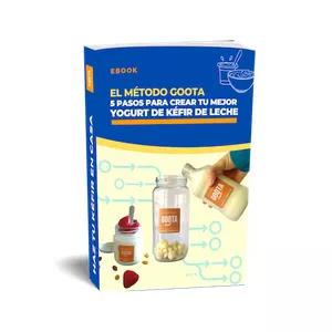 Imagen de portada para Ebook Ebook El método GOOTA de 5 pasos para crear tu mejor yogurt de kéfir de leche