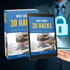 Imagen de portada para Curso online Mini-eBook: "30 Hacks para Maximizar tu Productividad"
