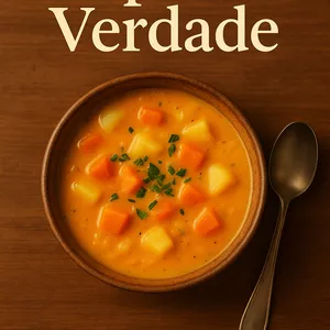 Imagem de capa para o Ebook Sopas de Verdade – 20 Receitas fáceis, rápidas e que todo mundo ama