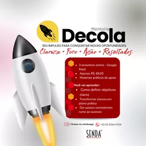 Imagem do curso Mentoria Decola - Seu impulso para conquistar novas oportunidades
