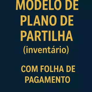 Imagem de capa para o Ebook Modelo de Plano de Partilha e Folha de Pagamento