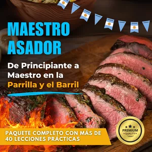 Imagen de portada para Curso online EL CAMINO DEL MAESTRO ASADOR: De Principiante a Maestro En La Parrilla y El Barril.