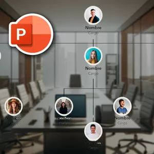 Imagen de portada para Curso online Organigrama en PowerPoint