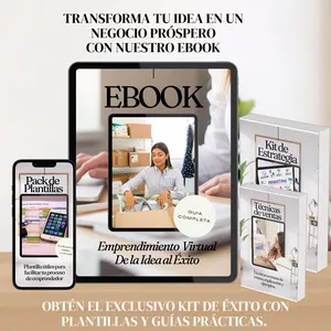 Imagen de portada para Ebook Emprendimiento  Virtual: De la Idea al Éxito