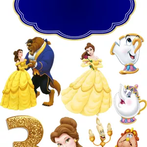 Imagem de capa para o Ebook Topo de Bolo A bela e a Fera PDF