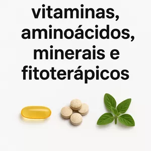 Imagem de capa para o Ebook Tudo sobre vitaminas, aminoácidos, minerais e fitoterápicos