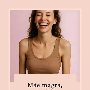 Imagem de capa para o Ebook Mãe magra, mãe feliz! 