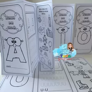 Imagem de capa para o Ebook LIVRETO DAS VOGAIS