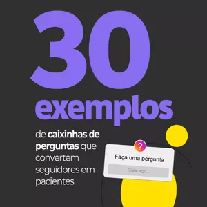 Imagem de capa para o Ebook Caixinhas de perguntas para médicos