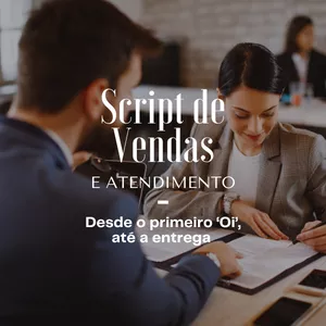 Imagem de capa para o Curso online Scripts de atendimento e venda - clientes de Consultoria 