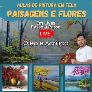 Curso Pintura- Coleção Várias Lives Exclusivas Grupo de Membros