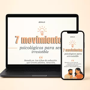 Imagen de portada para Ebook 7 Movimientos Psicológicos para Ser Irresistible
