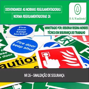 Imagem do curso NR 26 – SINALIZAÇÃO DE SEGURANÇA