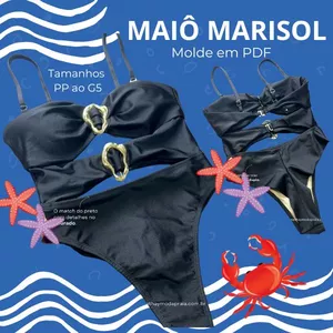 Imagem de capa para o Curso online Maiô Marisol / Molde em PDF