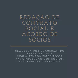 Imagem de capa para o Curso online Redação de Contrato Social e Acordo de Sócios