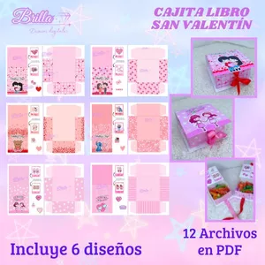 Imagen de portada para Ebook CAJITA LIBRO - SAN VALENTÍN