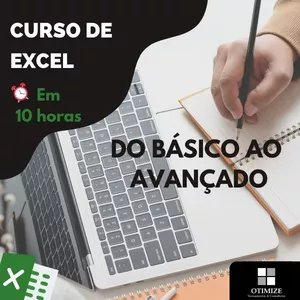 Imagem de capa para o Curso online Curso de Excel do Básico ao Avançado em 10 horas