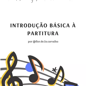 Imagem de capa para o Ebook E-book Partitura em 4 partes: Aprenda a Ler Partituras de Maneira Simples