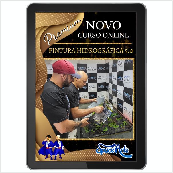 NOVO CURSO PINTURA HIDROGRÁFICO 5.0 PREMIUM