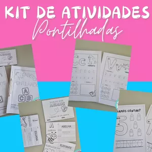 Imagem de capa para o Ebook 📝Kit Atividades Pontilhadas📝