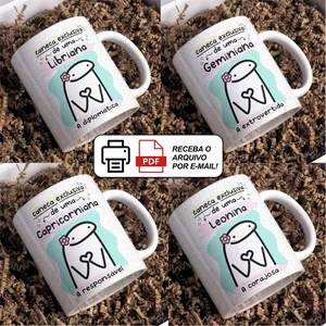 Imagem de capa para o Ebook Artes para Canecas - Flork Signos