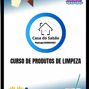 Imagem do curso  Curso de produtos de limpeza.