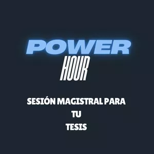 Imagen de portada para Curso online Power Hour: Sesión magistral para tu tesis