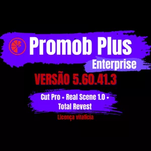 Imagem de capa para o Ebook Promob Plus Enterprise 5.60.41.3 – Cut Pro + Render 1.0 + Total Revest | Licença Vitalícia | Instalação Remota