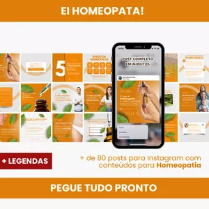 Imagem do curso PACK PARA HOMEOPATIA
