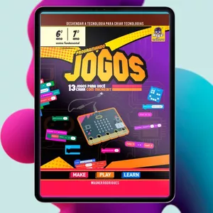 Imagem de capa para o Ebook [eBOOK-PDF] Programando jogos com microbit